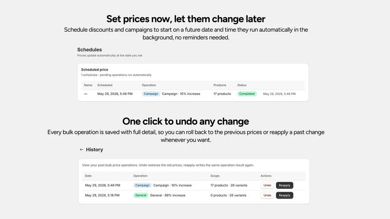 Delta: Bulk Price Editor
