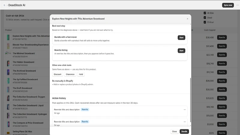 DeadStock AI by brioodev