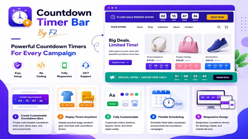 Countdown Timer Bar By F2