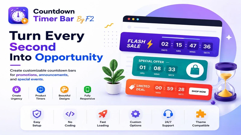Countdown Timer Bar By F2