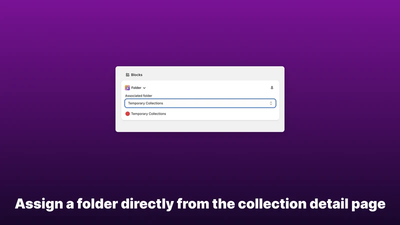 Collection Folders