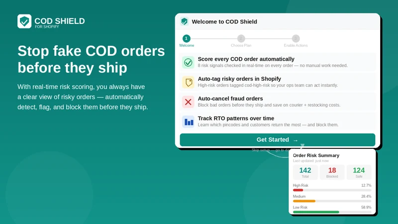 COD Shield ‑ RTO Prevention
