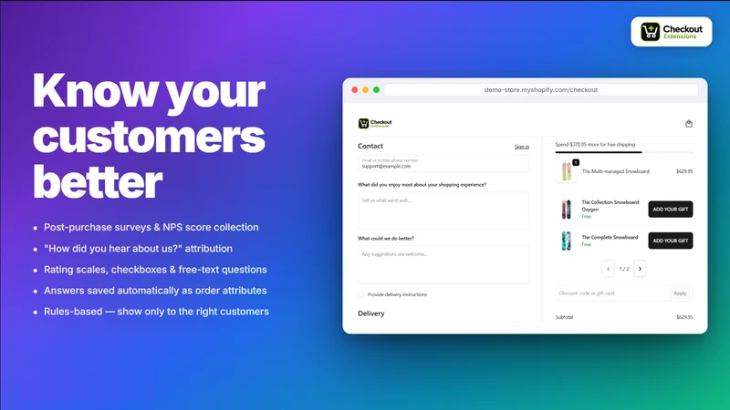 Checkout Extensions