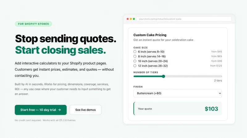 CalcAI ‑ Calculator Builder