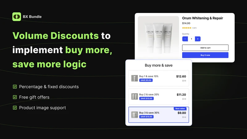 BX: Bundles & Volume Discounts