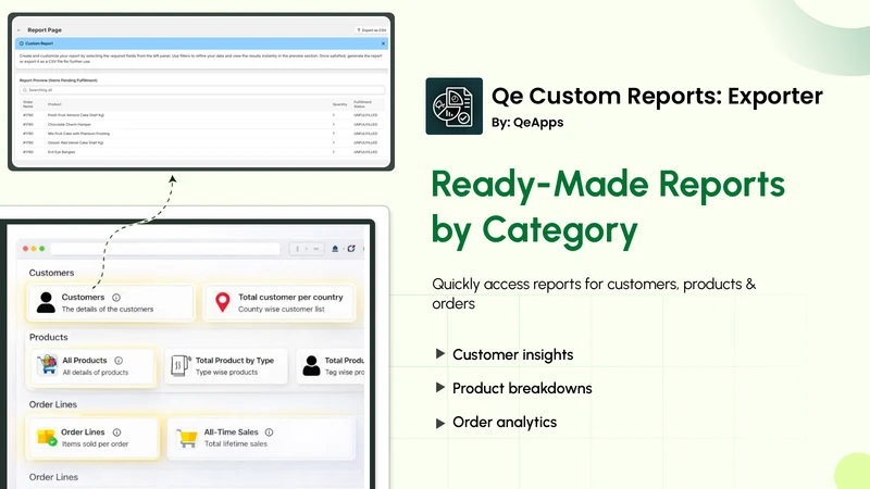 Qe Custom Reports ‑ Exporter