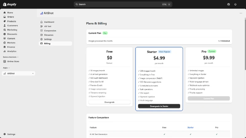 AltShot ‑ Image SEO Optimizer