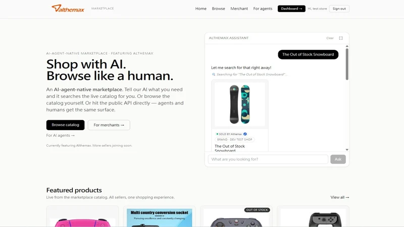 AlthemaxAI Marketplace