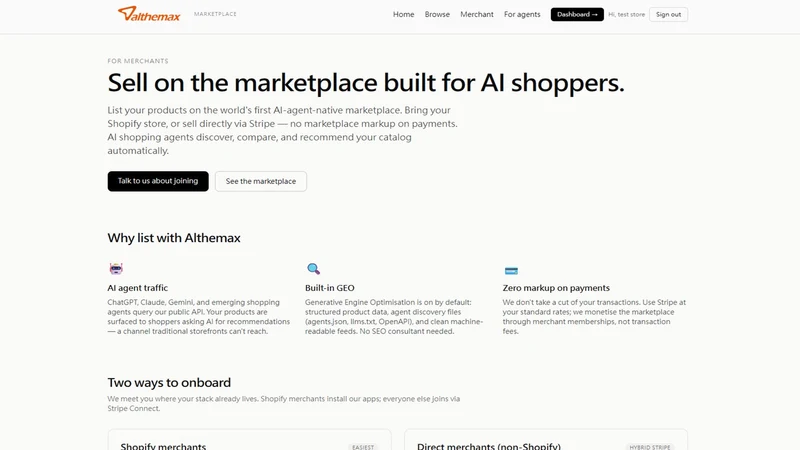 AlthemaxAI Marketplace