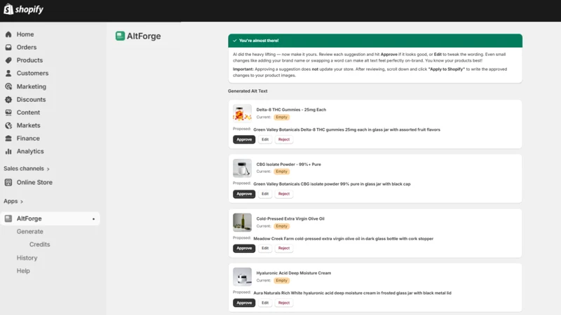 AltForge ‑ Alt Image Text