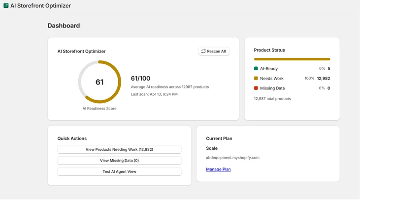 B2Sell AI Storefront Optimizer