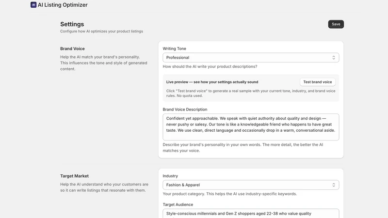 Listora: AI Listing Optimizer