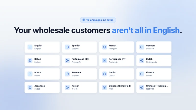 Add To Wholesale B2B Pricing