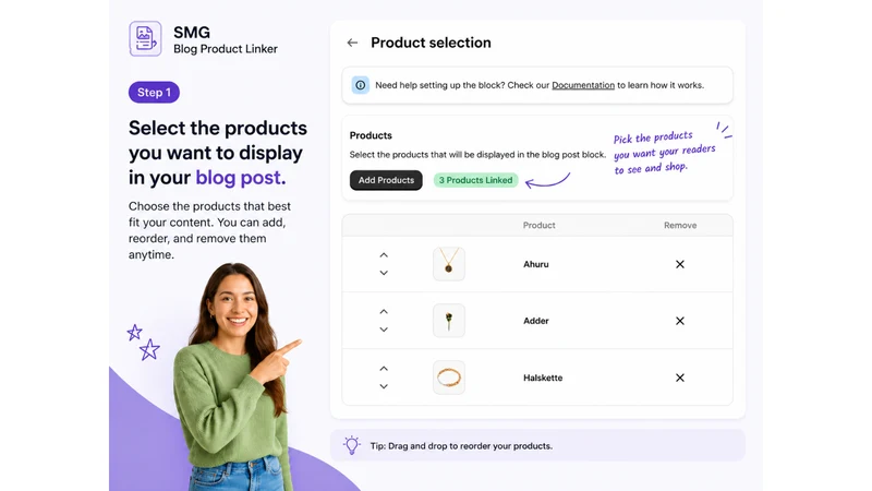 SMG Blog Product Linker