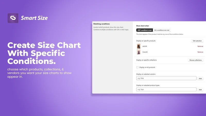 Smart Size Chart
