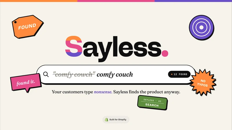 Sayless: AI Search & Filter
