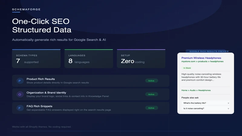 Schema Forge — SEO JSON‑LD