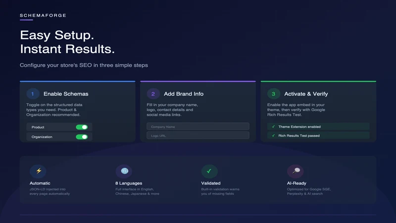 Schema Forge — SEO JSON‑LD