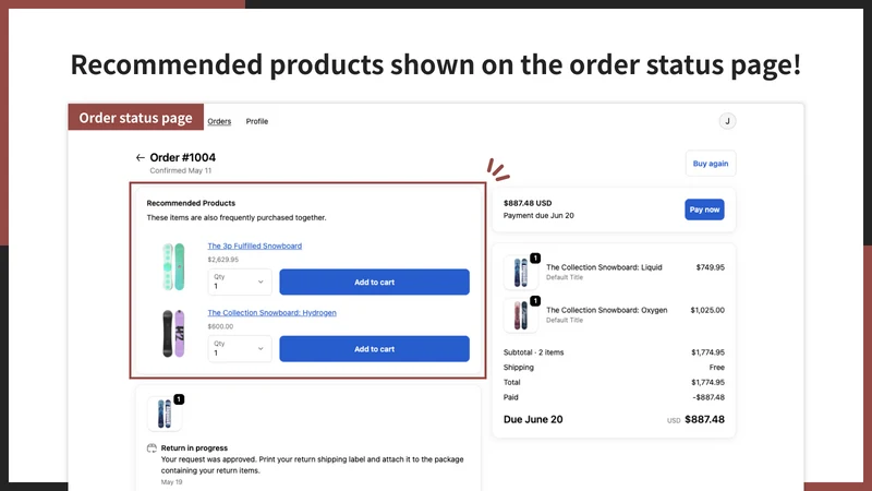 UR: Smart Account Page Upsell