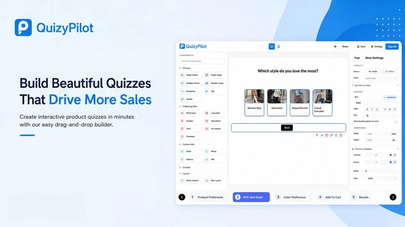 Quizypilot: Product Quiz Maker