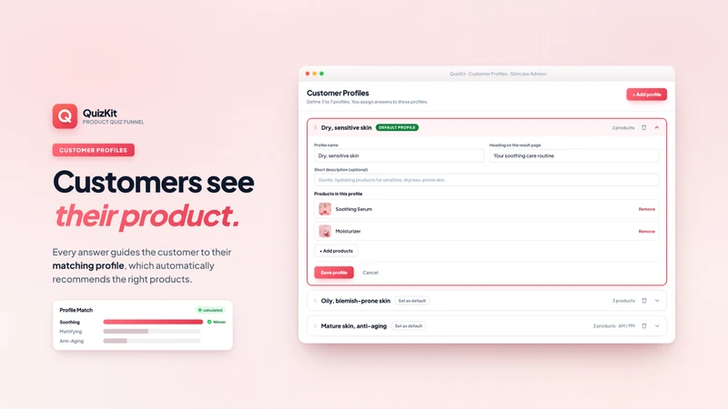 QuizMatch: Product Quiz