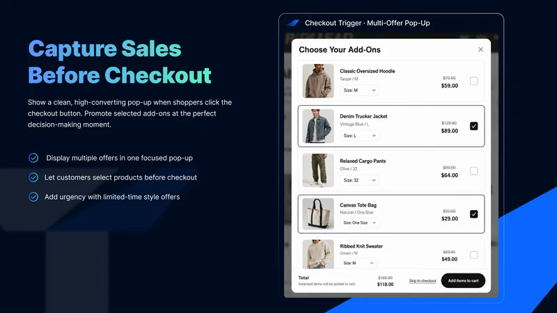 Topcode | Upsell & Cross sell