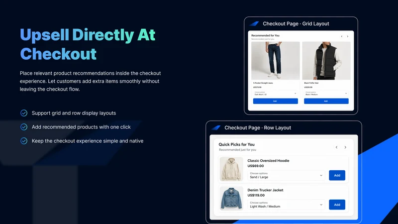 Topcode | Upsell & Cross sell