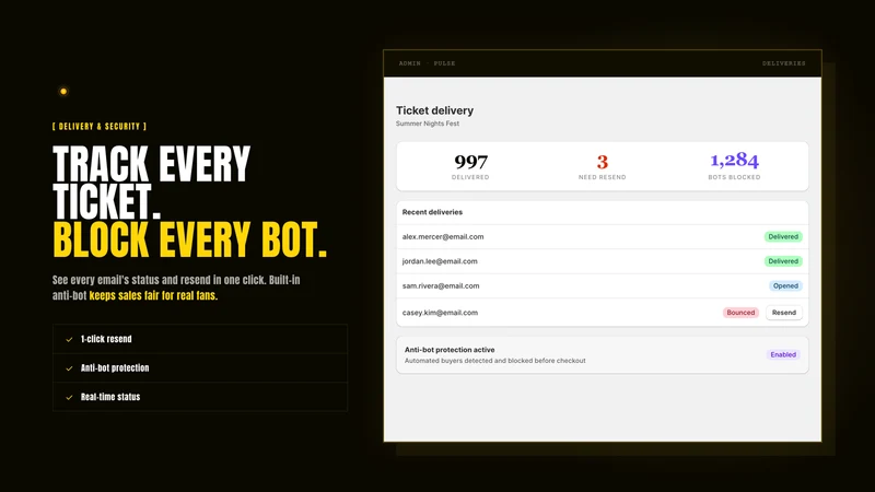 Pulse: Event Tickets