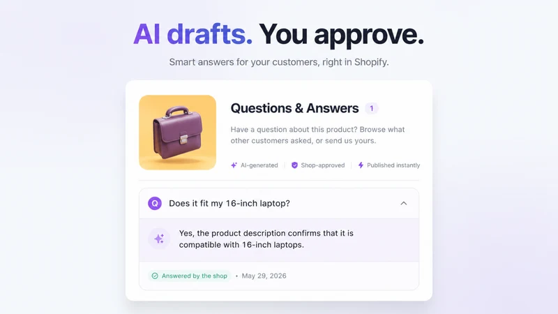 Answer It ‑ Product Q&A