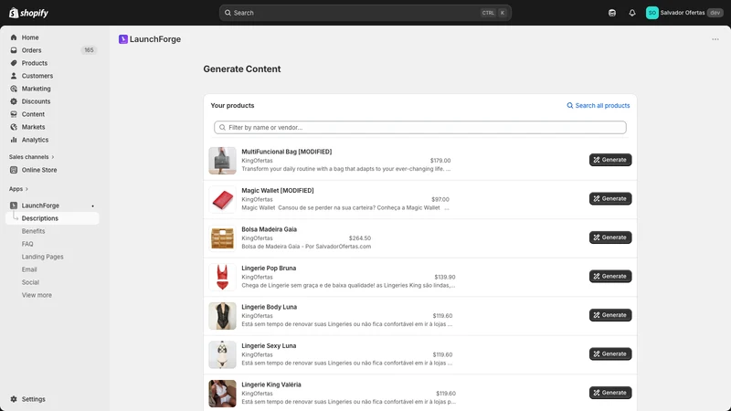 Launch Forge: Smart Copy & SEO