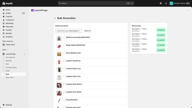 Launch Forge: Smart Copy & SEO