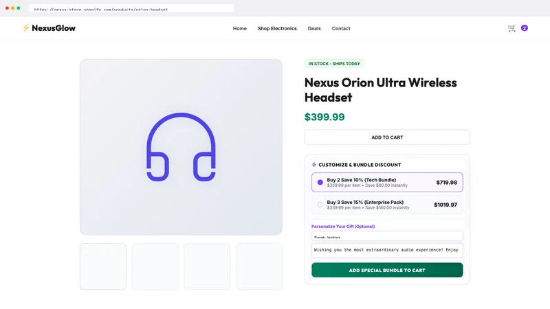 iBuy: Add to Cart & Bundles