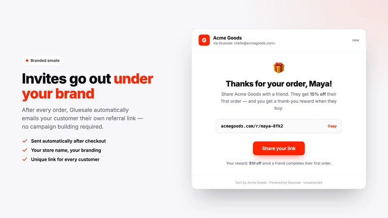 Gluesale: Reward Marketing