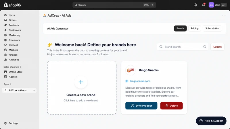 AdCrex – AI Ads