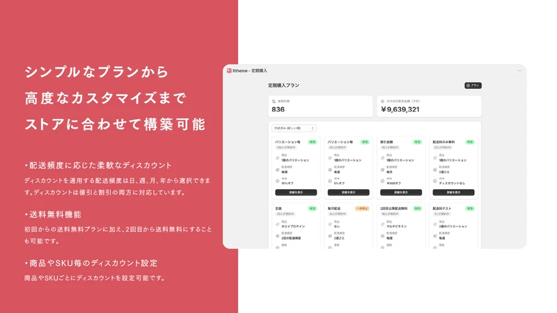 Xtheme ‑ Subscriptions