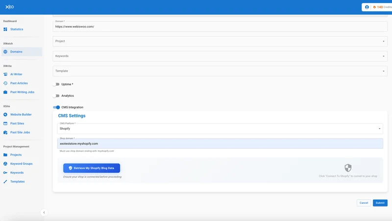 XEO AI helper