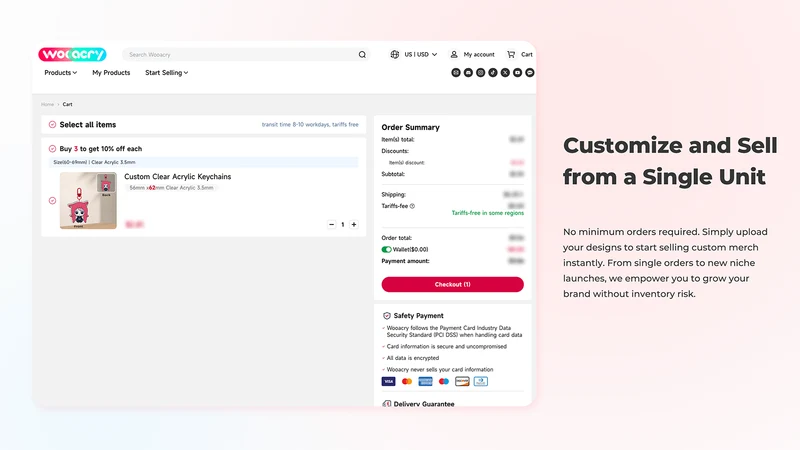Wooacry: Print on Demand
