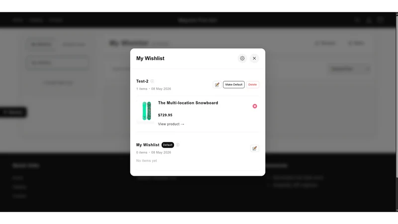 Wishly: Wishlist App
