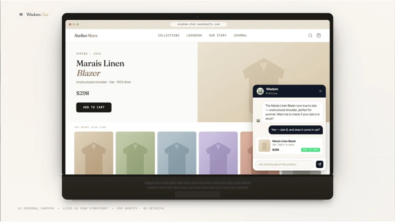 WisdomChat ‑ AI for Fashion