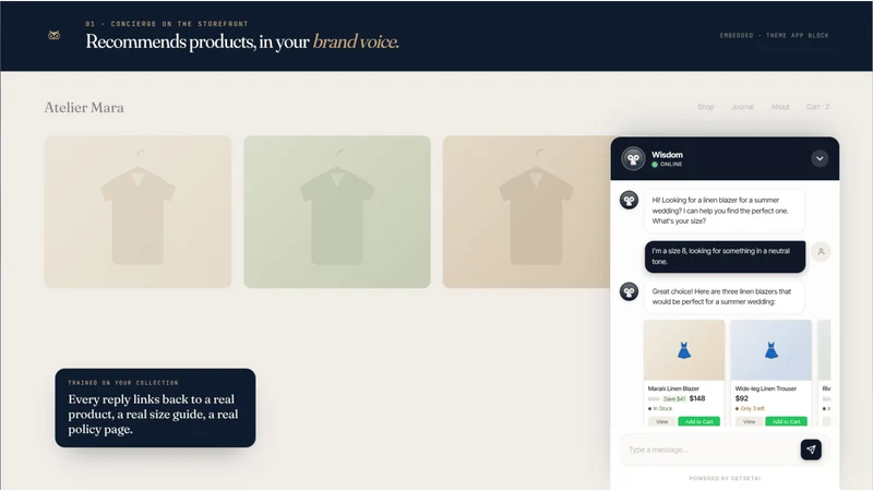 WisdomChat ‑ AI for Fashion