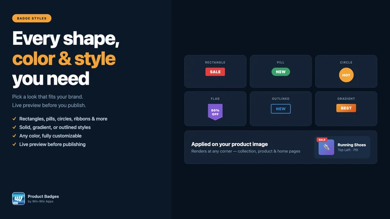 Product Badges by Win‑Win Apps