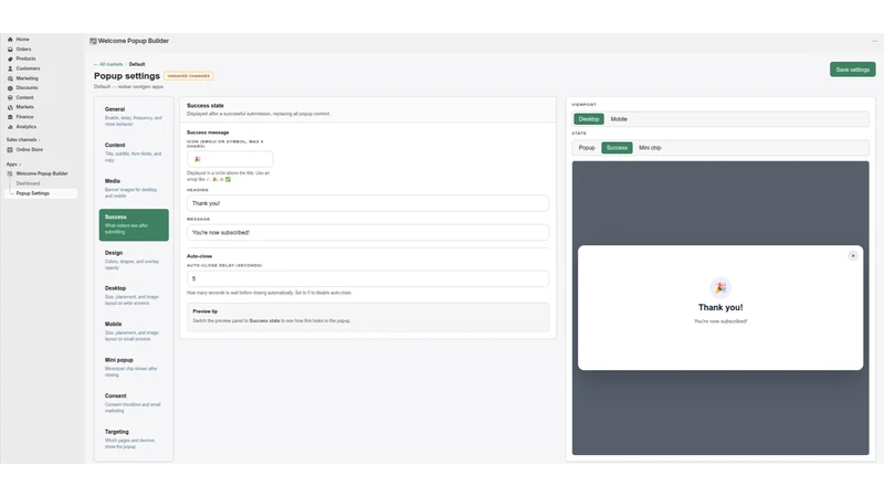 Poplix: Popup Builder