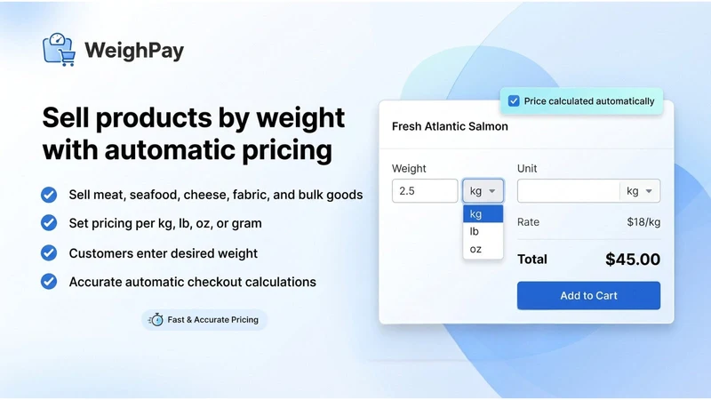 WeighPay – Sell by Weight