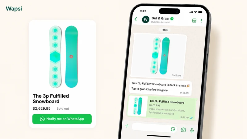 Wapsi: WhatsApp Restock Alerts