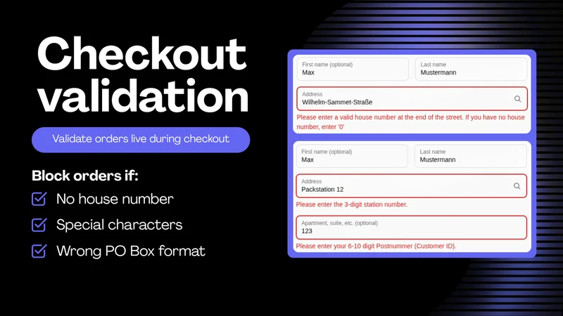 VerifyShip ‑ Address Validator