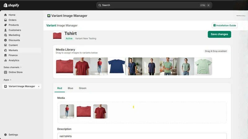 Task19 Variant image manager