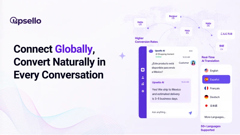 Upsello AI Chatbot & Live Chat