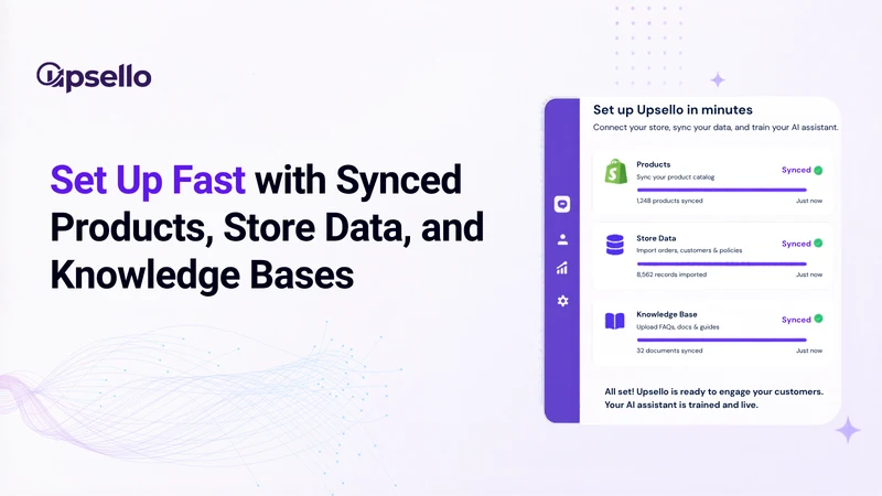 Upsello AI Chatbot & Live Chat