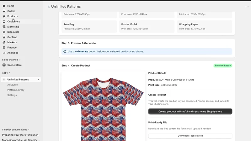 Pattern Shops