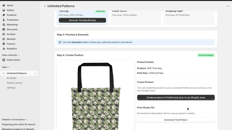 Pattern Shops